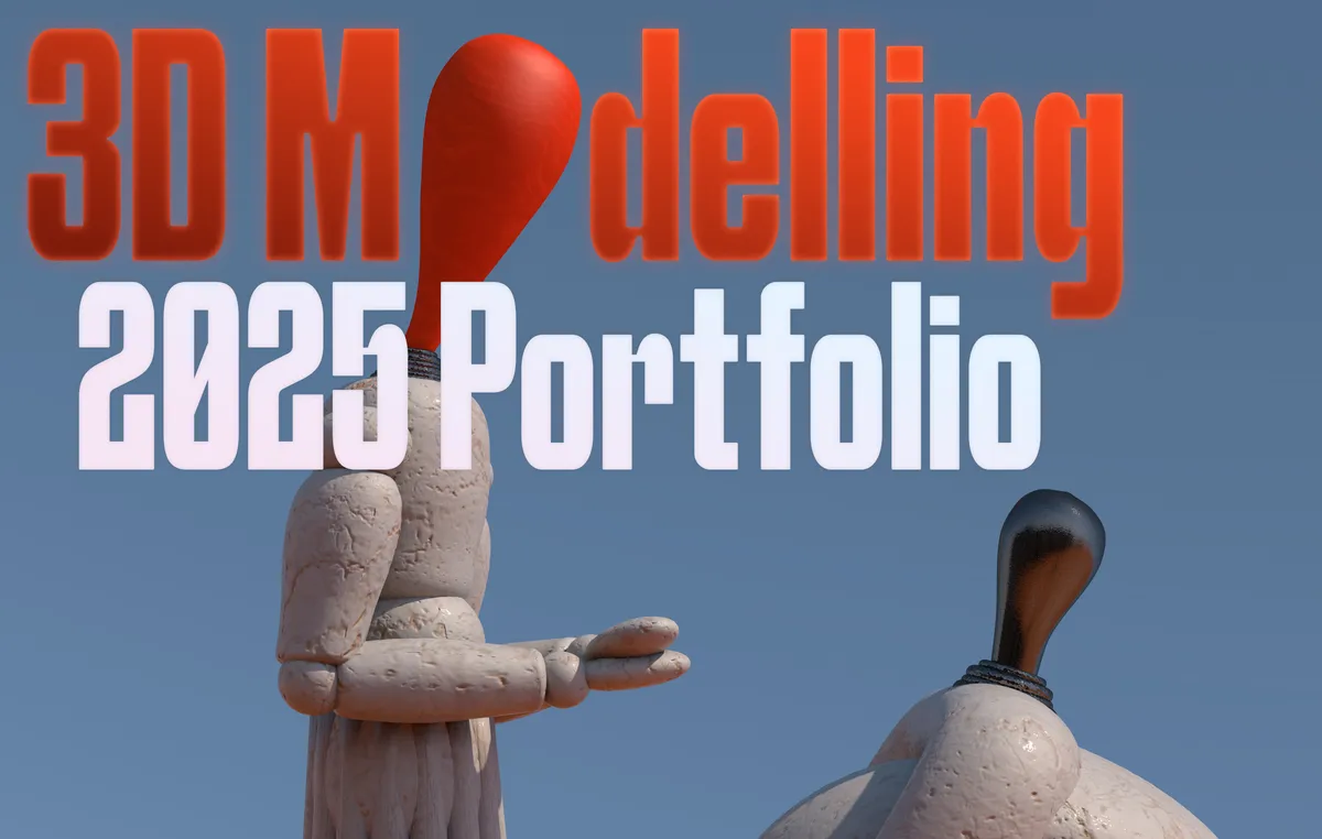 3D Modelling 2025 Portfolio: the Disquieting Muses rebuilt in 3D