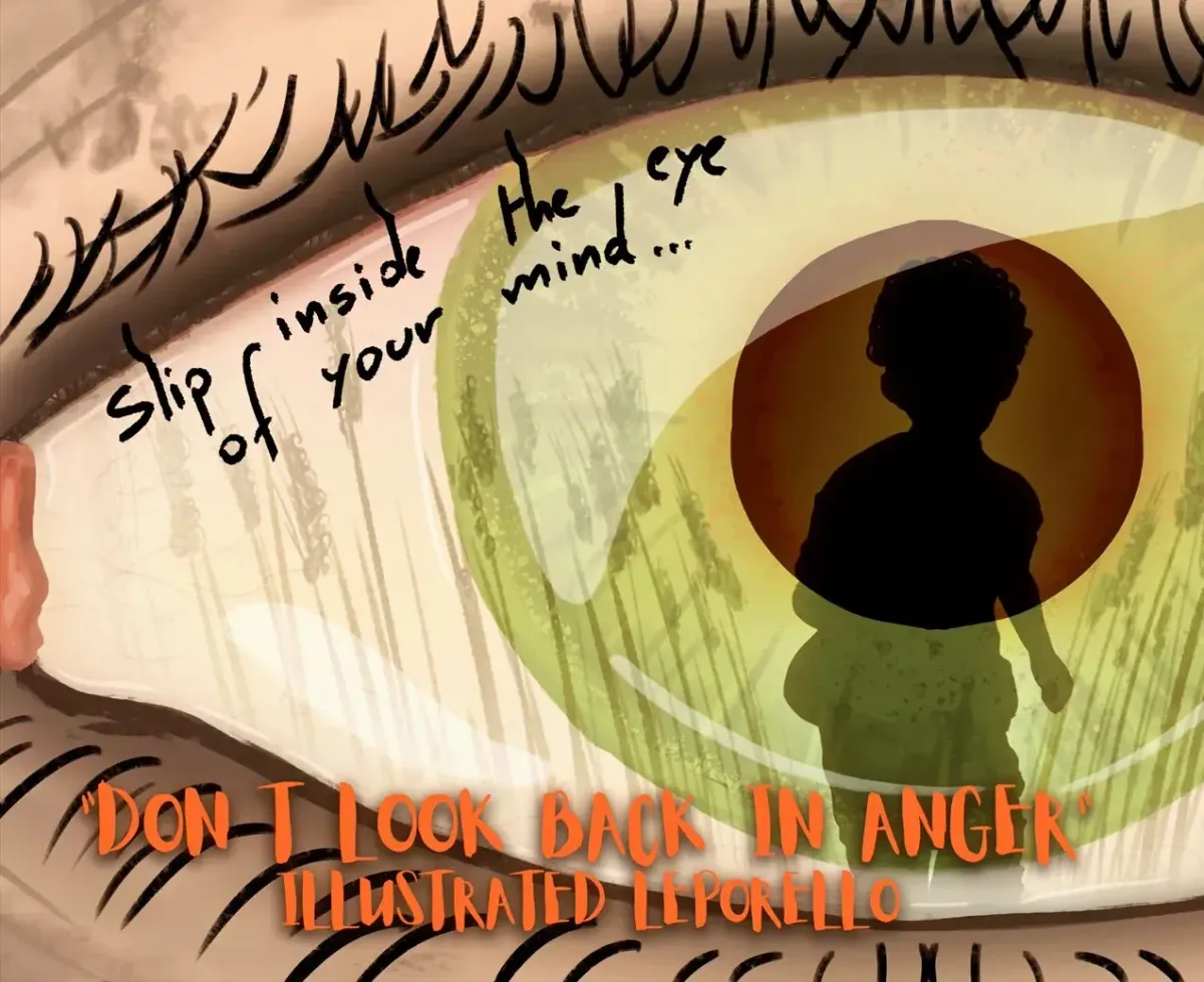 Don't Look Back In Anger illustrated leporello
