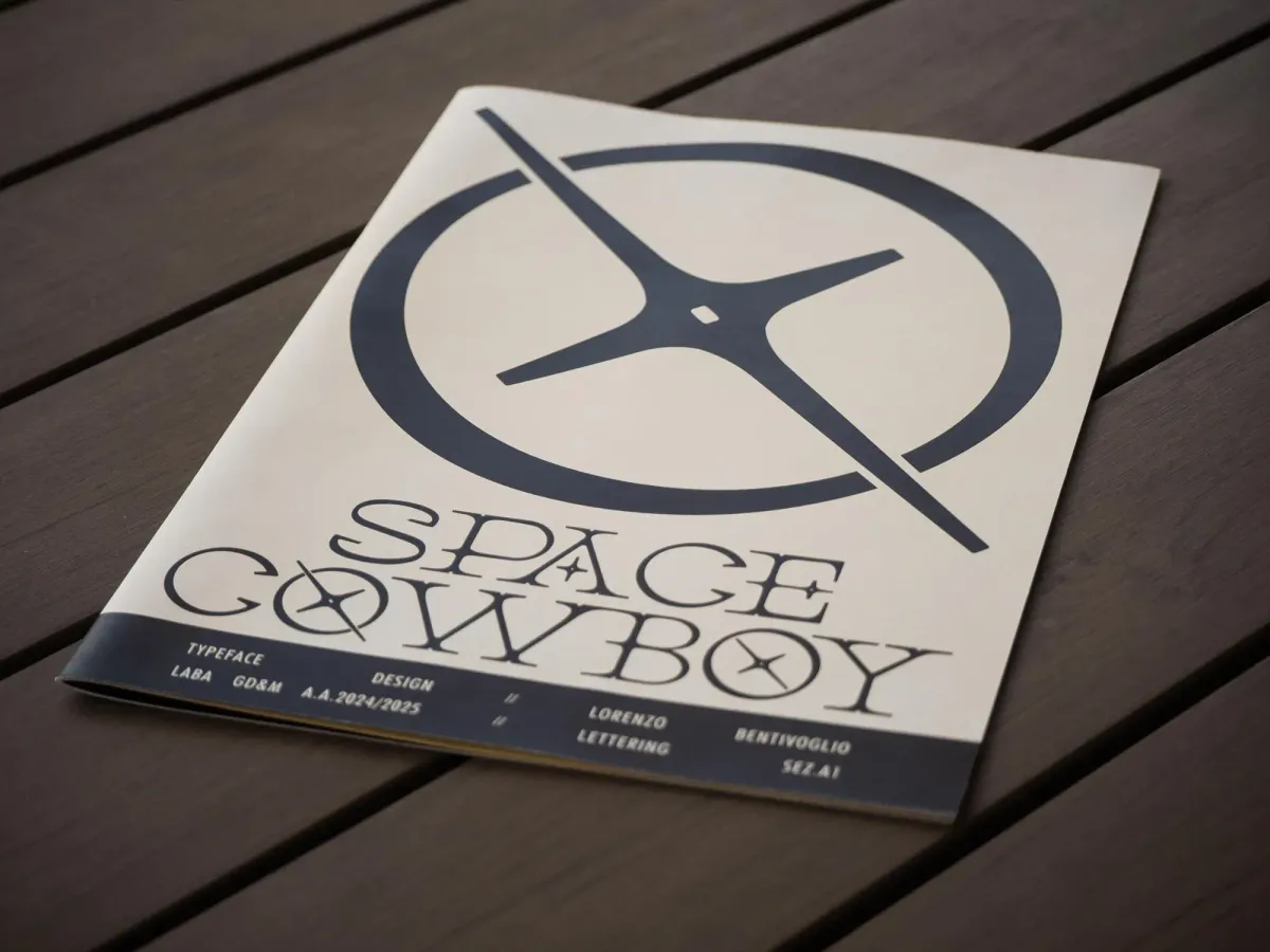 Space Cowboy font specimen booklet